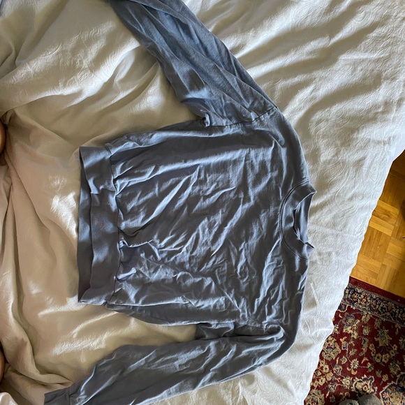 Comfy casual crop cotton long sleeve - Picture 3 of 3